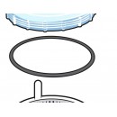Joint de couvercle pr&eacute;filtre pompe Poolmax TP Ubbink  