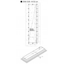 Piscine bois Linea Ubbink 350x1550cm H 155cm liner bleu sable