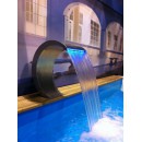Cascade lame d'eau Mamba led - inox 316 L taille XL