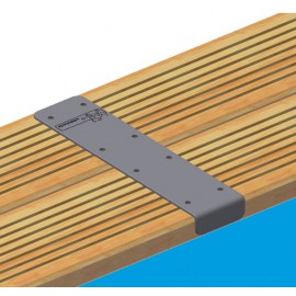 Kit 4 pièces finition margelles pour piscine rectangulaire Ubbink