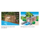 Lame d'eau inox 316L Niagara wall 60 LED 90 cm