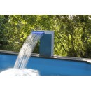 Lame d'eau Straight Ubbink Cascade design pour les piscines