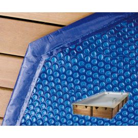 Stock limité avant arrêt produit par ubbink Bâche à bulles piscine bois Ubbink rectangle 300 x 430 cm taile 230x380cm