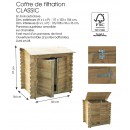 Coffre pour filtration Classic Ubbink - 120x104 cm H 117 cm