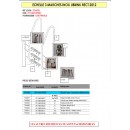 Enjoliveur pour &eacute;chelle inox Ubbink r&eacute;f 7514753 et 7514750