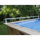 Enrouleur b&acirc;che piscine Xtra Ubbink universel piscine jusqu'&agrave; 555 cm
