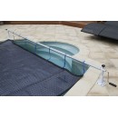 Enrouleur b&acirc;che piscine Xtra Ubbink universel piscine jusqu'&agrave; 555 cm