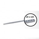 Barre de 20 Leds bleu L30 cm pour cascade Straight Led 7504636