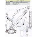 1 tuyau pour robot hydraulique Poolcleaner Ubbink