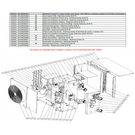 Arrêt ubbink Condensateur de compresseur - pompe à chaleur Heatermax Inverter 70 Ubbink