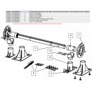 Socle Pi&egrave;ce N&deg;4 Pour r&eacute;f 7514022 Enrouleur b&acirc;che &agrave; bulles/s&eacute;curit&eacute; Luxe