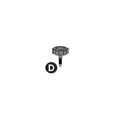 Support de tube à manivelle en aluminium à emboîter pour enrouleur Ubbink 7505500