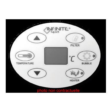 Panneau de contrôle Infinite spa Ubbink tous modèles sauf 7505552