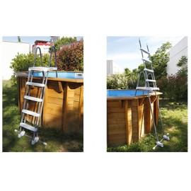 Echelle sécurité enfant pour Piscine jusqu'à hauteur 132 cm