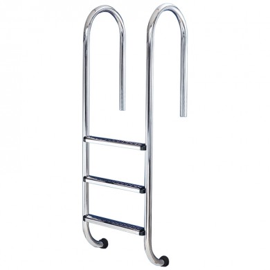 Echelle intérieure 3 marches pour Piscine bois Ubbink
