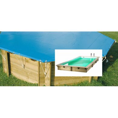 Bâche de sécurité rectangle pour 350x650cm