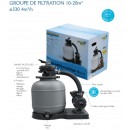 Groupe de filtration Aqualux pour piscine hors sol de 10 &agrave; 20 m3  diam&egrave;tre 330
