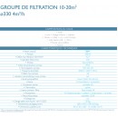 Groupe de filtration Aqualux pour piscine hors sol de 10 &agrave; 20 m3  diam&egrave;tre 330