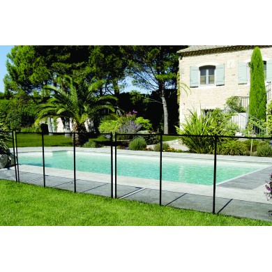 Barrière de sécurité prêt à poser longueur 320 cm hauteur 125 cm Aqualux