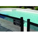 Barri&egrave;re de s&eacute;curit&eacute; piscine Aqualux module de 1 ml Aqualux pour r&eacute;alisation de barri&egrave;re sur mesure