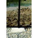 Barri&egrave;re de s&eacute;curit&eacute; piscine Aqualux module de 1 ml Aqualux pour r&eacute;alisation de barri&egrave;re sur mesure