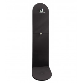 Douche de jardin Laorus H x l x p 232 x 60.4 x 70 cm Noir