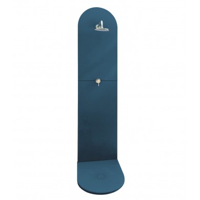 Douche de jardin Laorus H x l x p 232 x 60.4 x 70 cm bleu ardoise