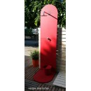 Douche de jardin Laorus H x l x p 232 x 60.4 x 70 cm Rouge