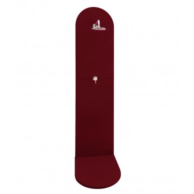 Douche de jardin Laorus H x l x p 232 x 60.4 x 70 cm Bordeau