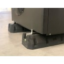 2 supports de pompe &agrave; chaleur caoutchouc