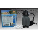 Groupe de filtration Bestclean Easy pour piscine jusqu'&agrave; 15 m3 4.5m3/h balles filtrantes