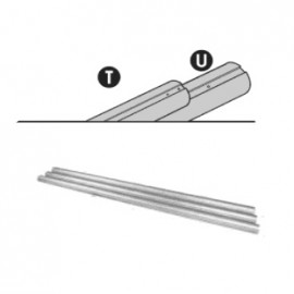 Tubes hexagonaux T + U - Enrouleur bâche à bulles Premium 7505964