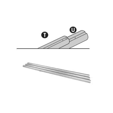Tubes hexagonaux T + U - Enrouleur bâche à bulles Premium 7505964