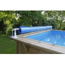 Enrouleur b&acirc;che piscine Xtra Ubbink universel piscine jusqu'&agrave; 555 cm