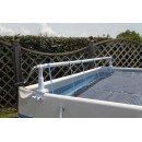 Enrouleur b&acirc;che piscine Xtra Ubbink universel piscine jusqu'&agrave; 555 cm