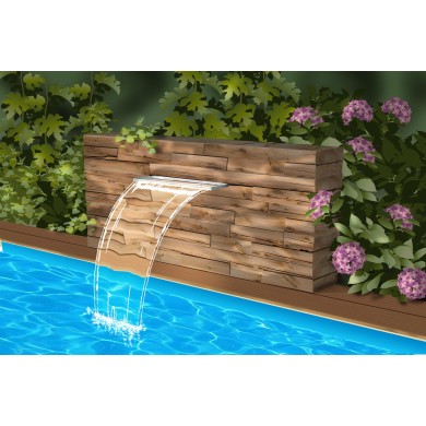 Niagara® Acrylic 30 LED Ubbink lame d'eau pour piscine