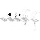 Cascade Manba ex Cobra avec LED, inox