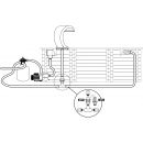 Cascade Manba ex Cobra avec LED, inox