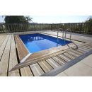 Arr&ecirc;t par Ubbink Urban Pool Ubbink liner bleu avec nage &agrave; contre courant, hors sol ou enterr&eacute;e