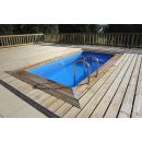 Arr&ecirc;t par Ubbink  Urban Pool Ubbink liner beige piscine nage &agrave; contre courant, hors sol ou enterr&eacute;e