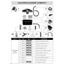 Mousse filtrante gris aspiration &agrave; sec protection moteur Vacuprocleaner Compact Ubbink