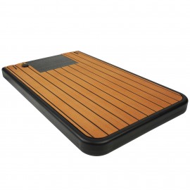 Plancher Solaris pour douche Ubbink imitation teck livré sans douche
