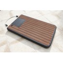 Plancher Solaris pour douche Ubbink imitation teck livr&eacute; sans douche