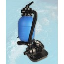 Piscine bois weka 595 Rectangle 200x400cm 7.68 m3 liner bleu filtre sable terrasse coffre filtration rangement