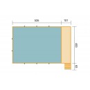 Piscine en bois massif weka 593 diam 325 cm 7.5 m3 profondeur 116 cm avec filtration