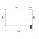 Piscine en bois massif weka 593 diam 325 cm 7.5 m3 profondeur 116 cm avec filtration