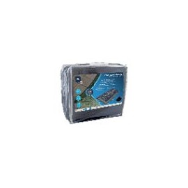 Couverture solaire bleu 400 microns pour piscine enterrée 8 x 4 m bordée 4 côtés