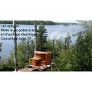 Bain nordique Authentic Basic SM diam 150 cm 4 &agrave; 6 personnes avec po&ecirc;le &agrave; bois Vilpra 15 kW