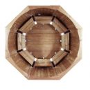 Bain nordique Authentic Basic SM diam 150 cm avec po&ecirc;le &agrave; bois Vilpra 15 kW