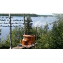 Bain nordique Authentic Exclusive SM diam 180 cm 6 &agrave; 8 personnes avec chauffage &eacute;lectrique 3 kw et filration